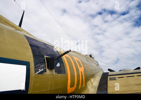 Houston, TX, USA. 13. März 2017. 13. März 2017 die Collins Foundation b-17 auf dem Display in Ellington Field, Houston, Texas. Credit: Ken Murray/ZUMA Draht/Alamy Live-Nachrichten Stockfoto