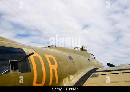 Houston, TX, USA. 13. März 2017. 13. März 2017 die Collins Foundation b-17 auf dem Display in Ellington Field, Houston, Texas. Credit: Ken Murray/ZUMA Draht/Alamy Live-Nachrichten Stockfoto