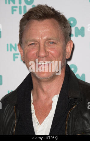 London, UK. 14. März 2017. Daniel Craig besucht jährliche Preisverleihung feiern junge Filmemacher im Vereinigten Königreich, statt im Odeon am Leicester Square, London Credit: Alan D West/Alamy Live News Stockfoto