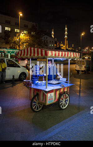 Straßenverkäufer in Istanbul Stockfoto