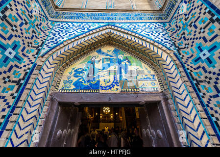Aramenian apostolische Heiligen Erlöser-Kathedrale (umgangsprachlich Vank Kathedrale) im neuen Culfa Bezirk von Isfahan, Iran Stockfoto