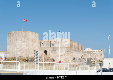 Guzman el Bueno Burg, Tarifa, Cadiz, Spanien Stockfoto