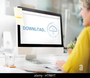 Download Internet Connection Sharing Konzept der Vernetzung Stockfoto