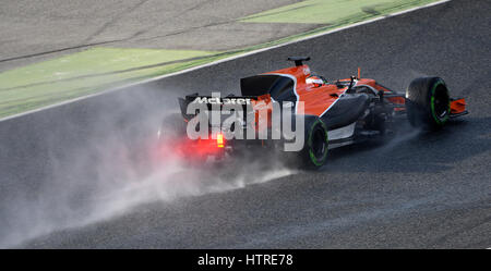 Circuit de Catalunya, Barcelona in der Nähe von Barcelona, Spanien, 27.2. - 2.3.2017, Formel eine Testtagen---Stoffel Vandoorne (Bel), McLaren MCL32 Stockfoto