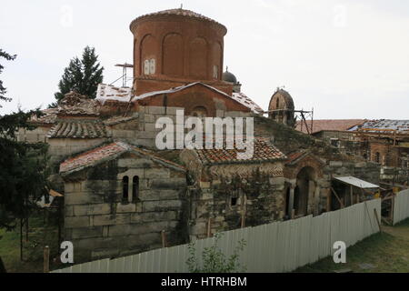 Apollonia war eine antike griechische Stadt und ehemaligen Bistums in Illyrien. auf dem rechten Ufer der aous Rive entfernt Stockfoto