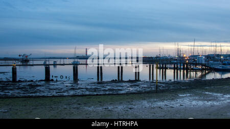 Warsash Hafen, Hampshire, UK Stockfoto