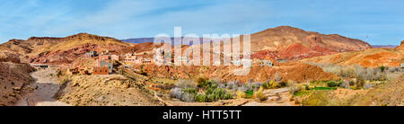 Landschaft des Dades Tal im hohen Atlasgebirge, Marokko Stockfoto