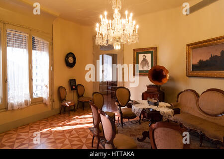 Casa Milà / La Pedrera, der letzte große Wohn Arbeit von Gaudí, Barcelona, Katalonien, Spanien. Stockfoto