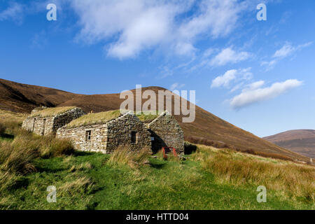 Die Cra'as Nest Museum, Rackwick Bucht, Hoy, Orkney, Sotland Stockfoto