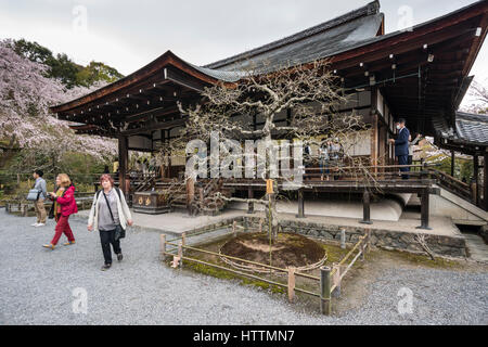 Tenryu-Ji Tempel, Sagano Bezirk, Kyoto, Japan Stockfoto