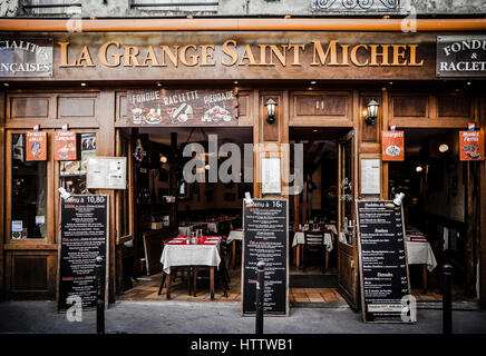 Clasic Szene, Strees von Paris Stockfoto