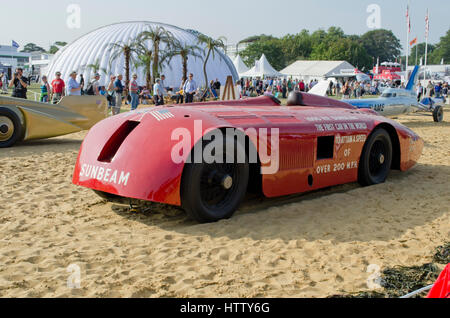 Details der Rennwagen auf dem Goodwood Festival of Speed hautnah Stockfoto