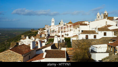 Hilltop Village Monsaraz, Alentejo, Portugal. Stockfoto