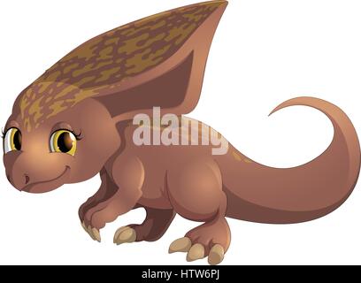 Schönen Karton Dinosaurier Stock Vektor
