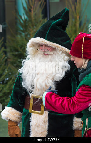 Xpar 14224 Nikolaus Weihnachtsmantel Santa Weihnachten Karneval Herren