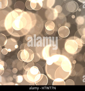 Bokeh-Effekt in goldener Farbe angenehm für die Augen Stockfoto