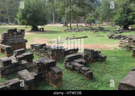 Angkor Thom war das Letzte und dauerhafteste Hauptstadt der Khmer Imperiums Stockfoto