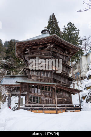 Sazaedo, Aizuwakamatsu Stadt Fukushima Präfektur, Japan Stockfoto