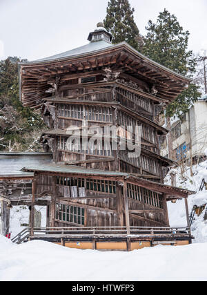 Sazaedo, Aizuwakamatsu Stadt Fukushima Präfektur, Japan Stockfoto