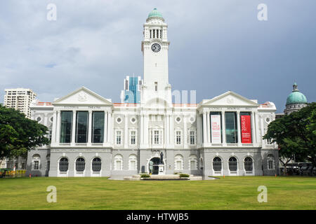 Victoria Theater und Konzerthalle, Singapur. Stockfoto