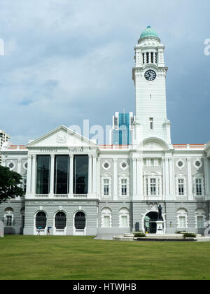 Victoria Theater und Konzerthalle, Singapur. Stockfoto
