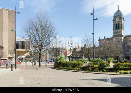 Derby LIVE Guildhall Theatre im Marktplatz im Zentrum von Derby Stockfoto