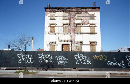 Nabel Offiziere Haus - Flushing Avenue Stockfoto