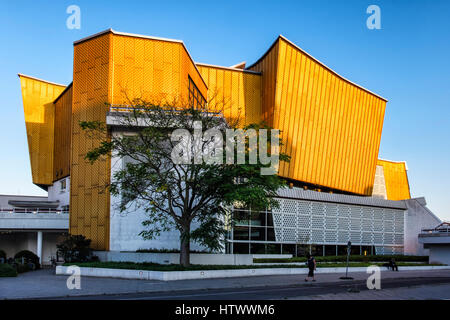 Berliner Philharmonie, Berliner Philharmonie entworfen von Hans Scharoun. klassischen Konzertsaal, außen, moderne Architektur Stockfoto