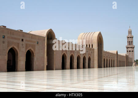 Die Sultan Qaboos Grand Mosque in Maskat, Oman Stockfoto