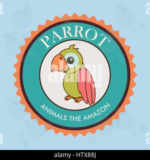 Haustier Design über blauem Hintergrund-Vektor-illustration Stock Vektor