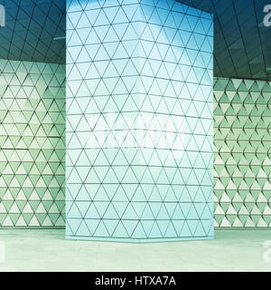 3d Abbildung architektonische Muster abstrakt Stockfoto