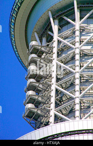 Schuss von Tokio Skytree Sumida Tokio Japan hautnah Stockfoto