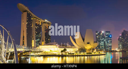 Hotel Marina Bay Sands, Singapur Stockfoto