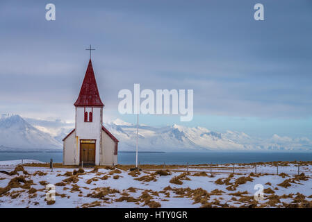 Alte Kirche auf Snaefellsnes Halbinsel, Island Stockfoto