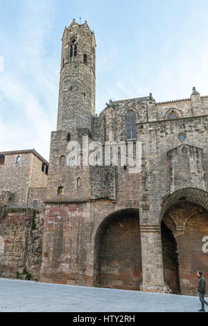 Gotische Viertel in Barcelona, Katalonien, Spanien. Stockfoto