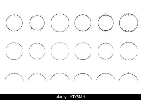 Vektor Icon Frames vor weißem Hintergrund Stock Vektor