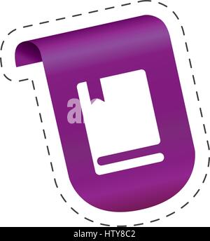 Lesezeichen-Band hängen Bild Stock Vektor