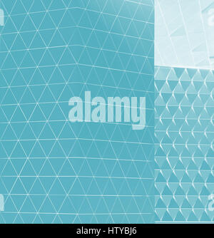 3d Abbildung architektonische Muster abstrakt Stockfoto
