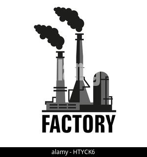 Die Fabrikgebäude Symbol, Vektor, Abbildung, EPS Stock Vektor