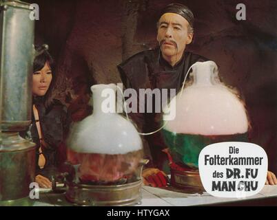 Die Burg von Fu Manchu, aka: sterben Folterkammer des Dr. Fu Manchu, Deutschland/Spanien/Italien 1968, Regie: Jess Franco, Monia: Tsai Chin, Christopher Lee Stockfoto