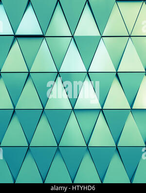 3d Abbildung architektonische Muster abstrakt Stockfoto