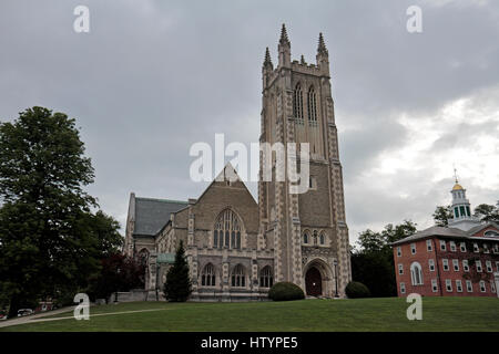 Thompson-Gedächtniskapelle in Williamstown, Berkshire County, Massachusetts, Vereinigte Staaten von Amerika. Stockfoto