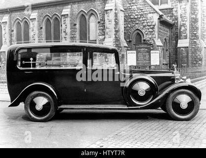 1929 Rolls-Royce Phantom 1 Leichenwagen durch Compton Stockfoto