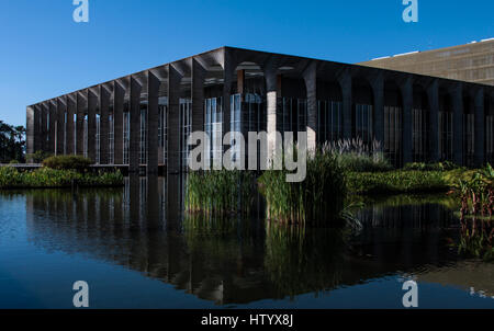 Itamaraty Palace, auch bekannt als der Palast der Bögen - externe Beziehungen von Brasilien, Brasilia, DF. Stockfoto