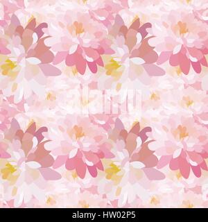 Floral Seamless Pattern-Hintergrund-Vektor-Illustration Stock Vektor