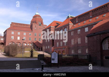 E-Gebäude auf dem Hauptcampus der KTH in Stockholm, Schweden Stockfoto