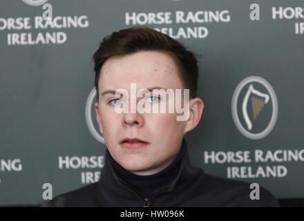 Cheltenham, Vereinigtes Königreich. 14. März 2017. Trainer Joseph O'Brien im Portrait bei Cheltenham-Cheltenham-Rennbahn/Großbritannien.  Bildnachweis: Dpa picture Alliance/Alamy Live News Stockfoto