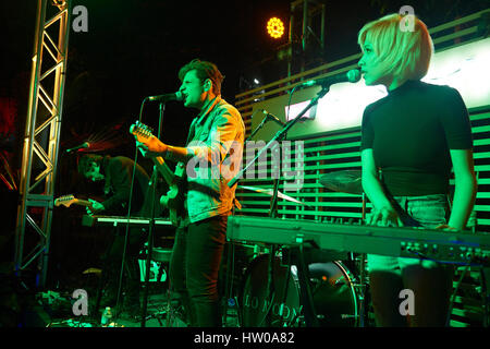 Austin, TX, USA 14. März 2017 Lo Mond führen bei Levi's Outpost bei SXSW 2017 auf 14. März 2017 in Austin, Texas Stockfoto