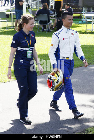 Motorsport: FIA Formel 1 Weltmeisterschaft 2017, Grand Prix von Australien, #94 Pascal Wehrlein (GER, Sauber F1 Team) Stockfoto