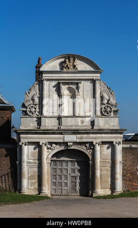 Das Wassertor in Tilbury Fort Stockfoto